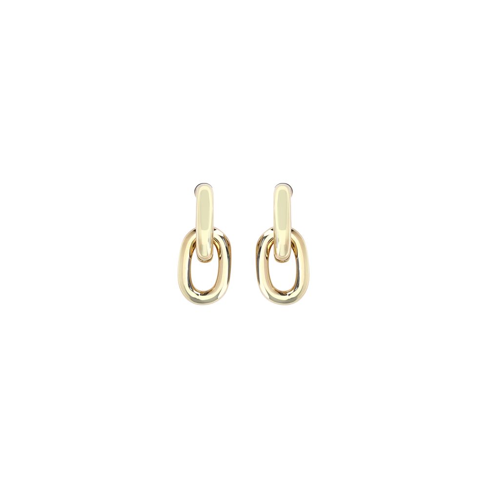 Rabanne Gold Resin Earrings | Regal Royce