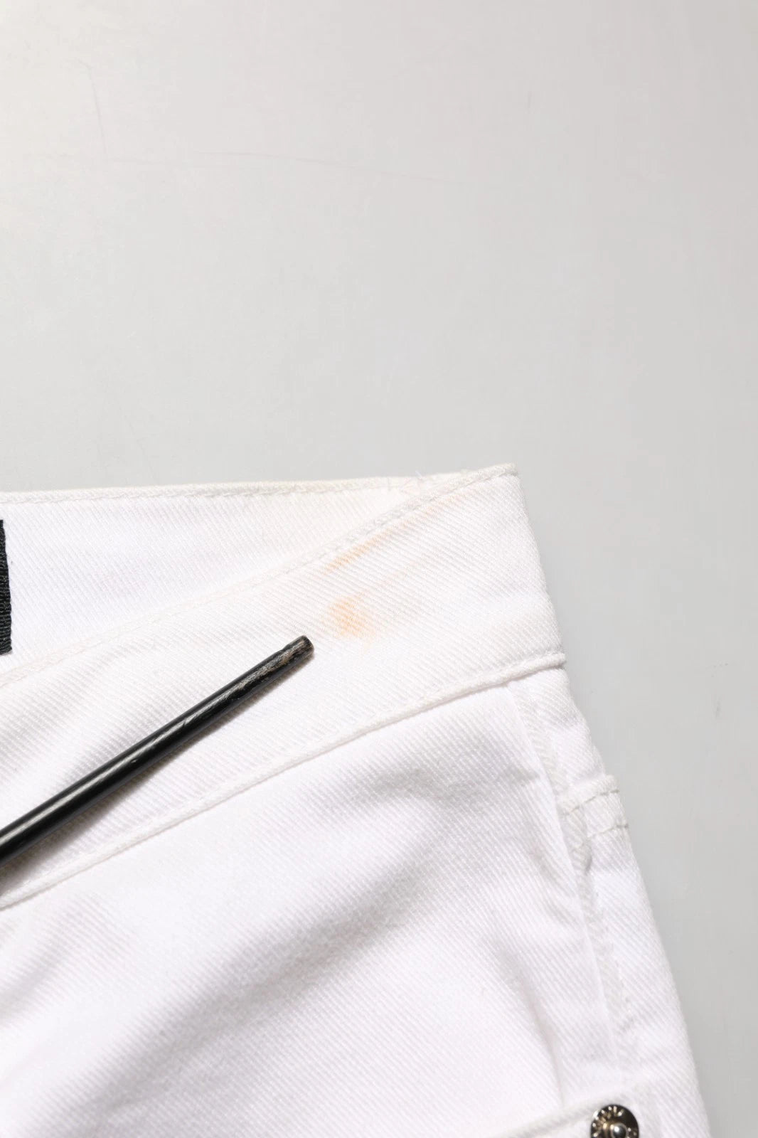 Dolce & Gabbana White Cotton Skinny Mid Waist Denim Jeans | Regal Royce