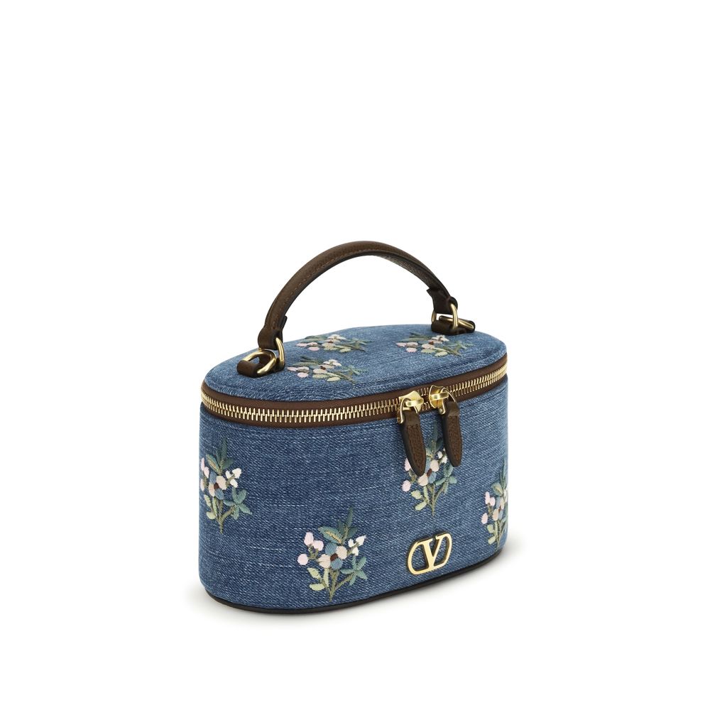Valentino Garavani Blue Cotton Handbag | Regal Royce