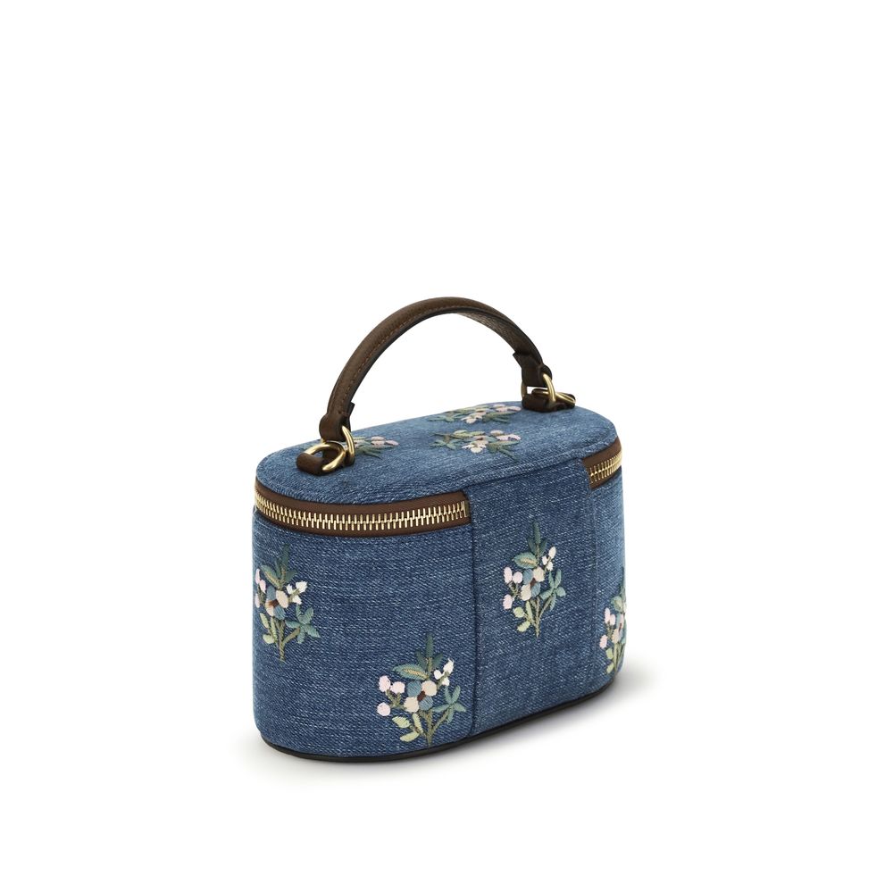 Valentino Garavani Blue Cotton Handbag | Regal Royce