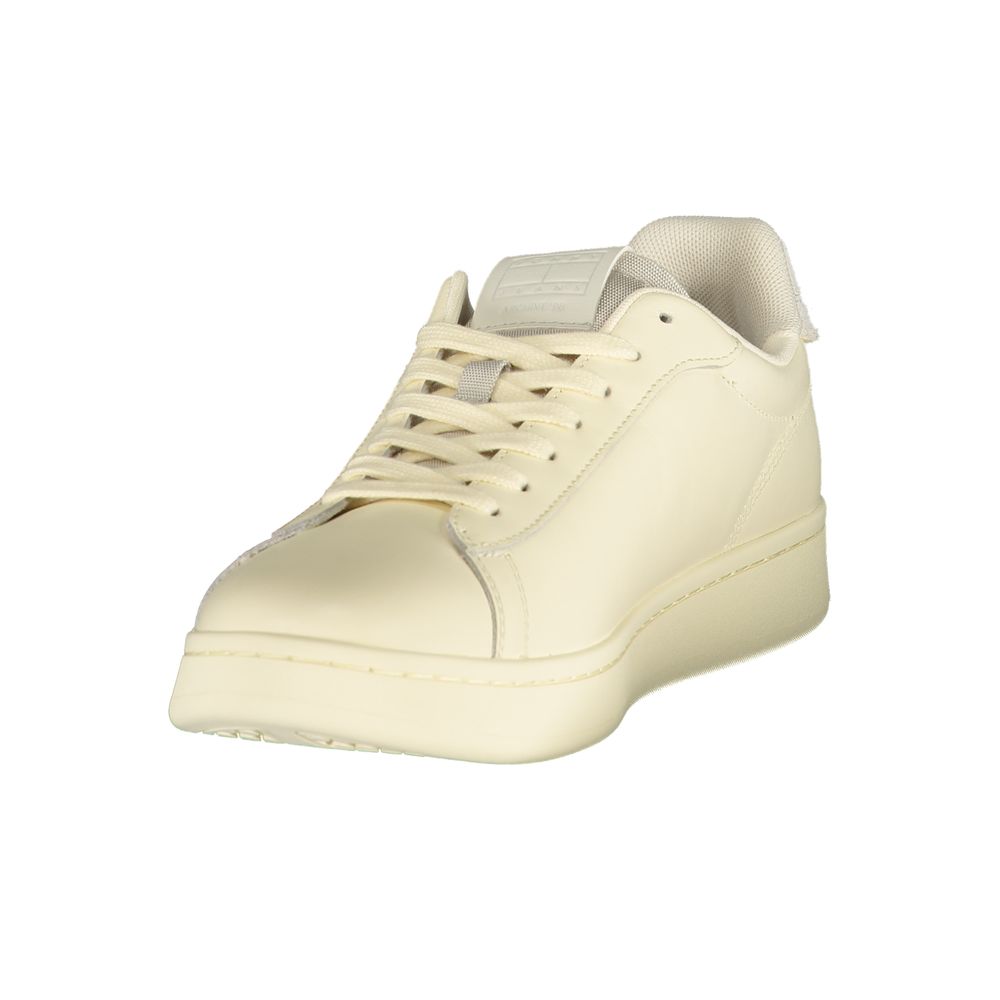 Tommy Hilfiger White Polyurethane Men's Sneaker | Regal Royce