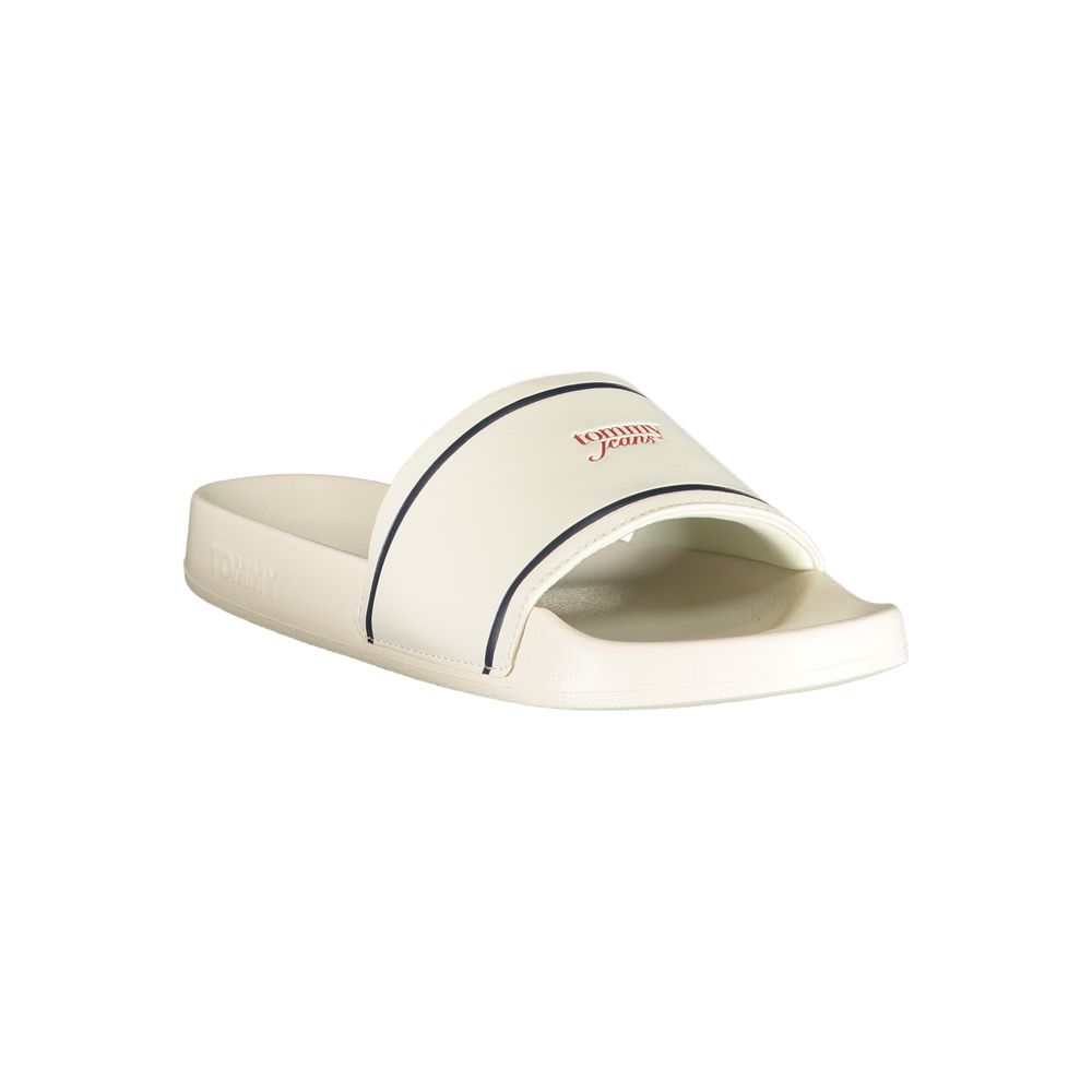 Tommy Hilfiger White Polyurethane Women's Slipper | Regal Royce