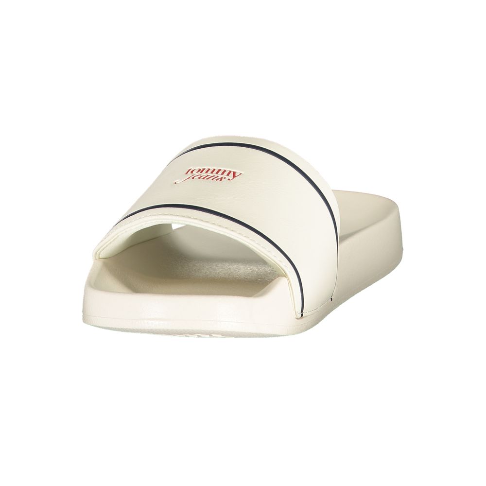 Tommy Hilfiger White Polyurethane Women's Slipper | Regal Royce