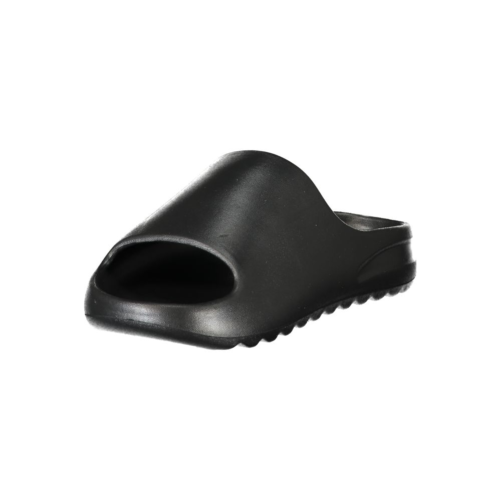 Norway 1963 Black Polyurethane Women's Slipper | Regal Royce