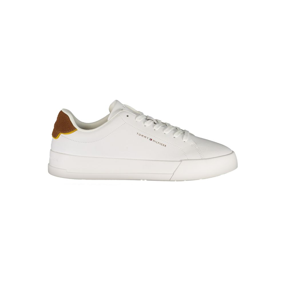 Tommy Hilfiger White Leather Men's Sneaker | Regal Royce