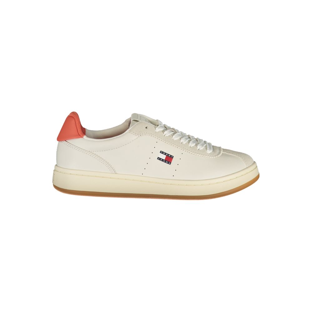 Tommy Hilfiger Beige Polyurethane Women's Sneaker | Regal Royce