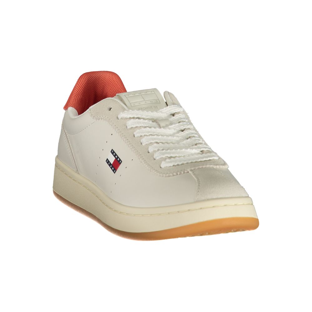 Tommy Hilfiger Beige Polyurethane Women's Sneaker | Regal Royce