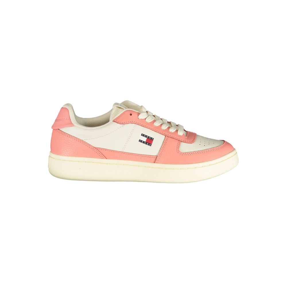 Tommy Hilfiger White Polyurethane Women's Sneaker | Regal Royce