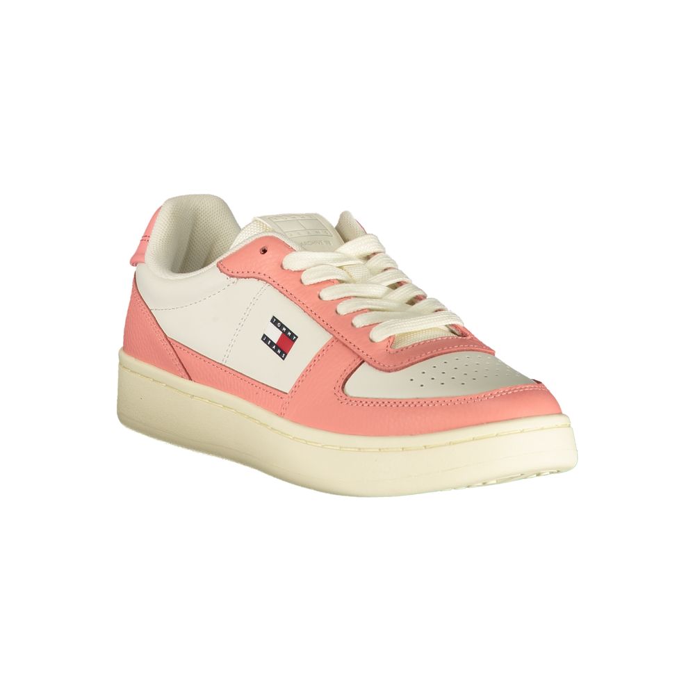 Tommy Hilfiger White Polyurethane Women's Sneaker | Regal Royce