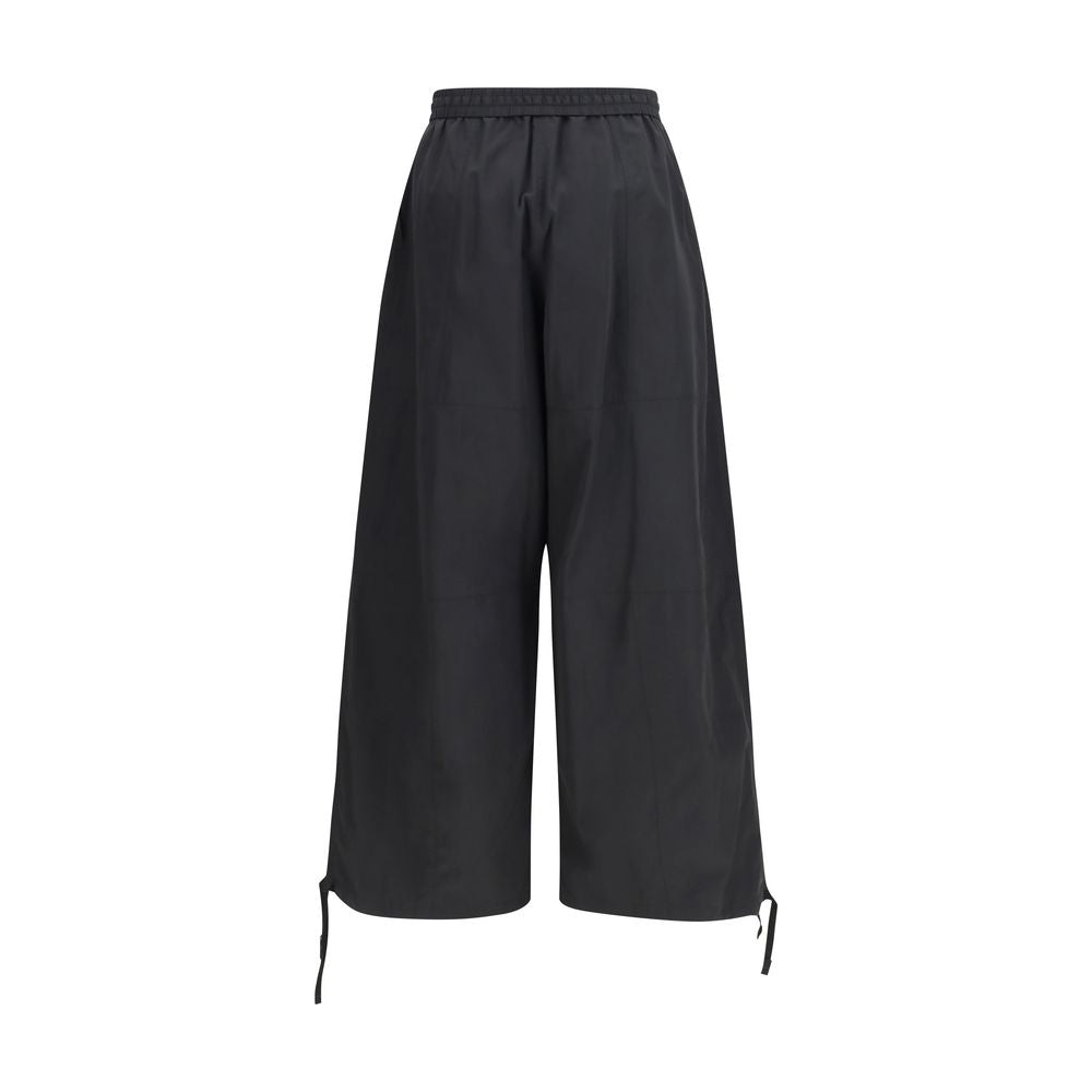 Kenzo Black Polyester Casual Pants | Regal Royce