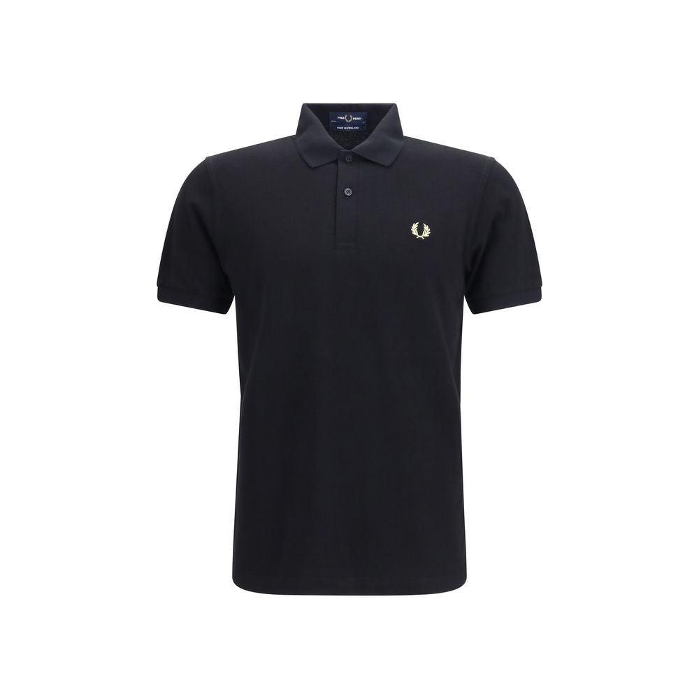 Fred Perry Black Cotton Polo Shirt | Regal Royce