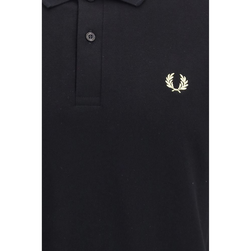 Fred Perry Black Cotton Polo Shirt | Regal Royce