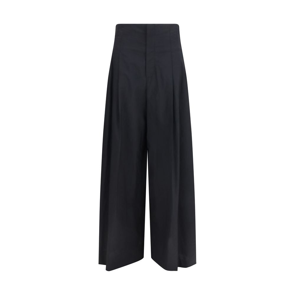 Brunello Cucinelli Black Cotton Casual Pants | Regal Royce