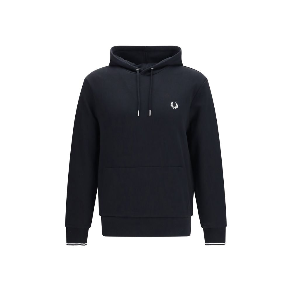 Fred Perry Black Cotton Sweatshirt | Regal Royce