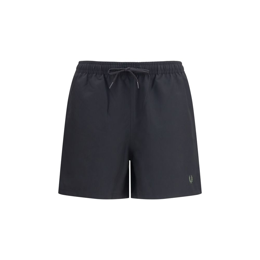 Fred Perry Black Recycled Polyester Clothing | Regal Royce