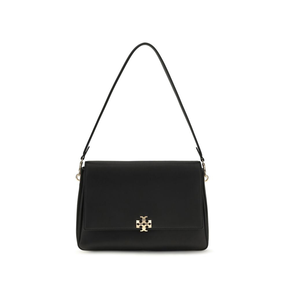 Tory Burch Black Calf Leather Bos Taurus Shoulder Bag | Regal Royce