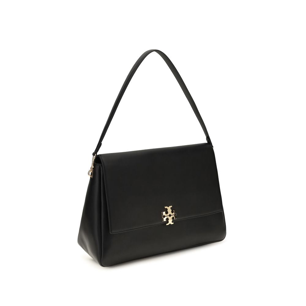 Tory Burch Black Calf Leather Bos Taurus Shoulder Bag | Regal Royce