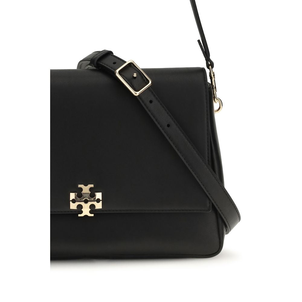 Tory Burch Black Calf Leather Bos Taurus Shoulder Bag | Regal Royce