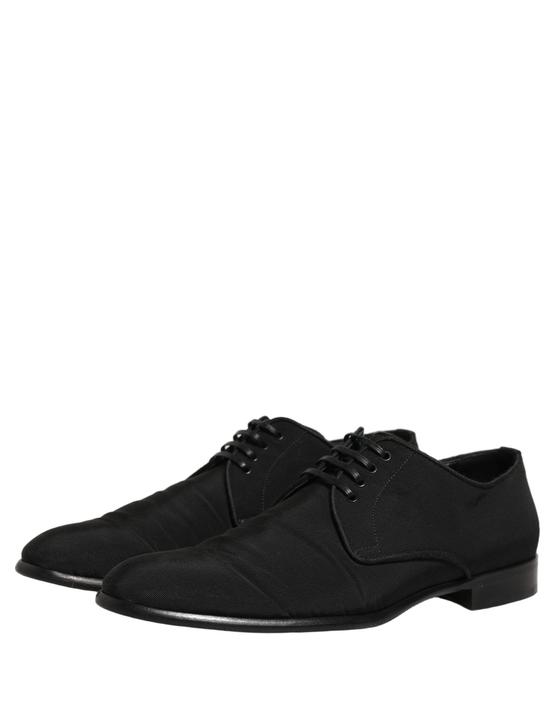 Dolce & Gabbana Black Suede Lace Up Derby Dress Formal Shoes | Regal Royce