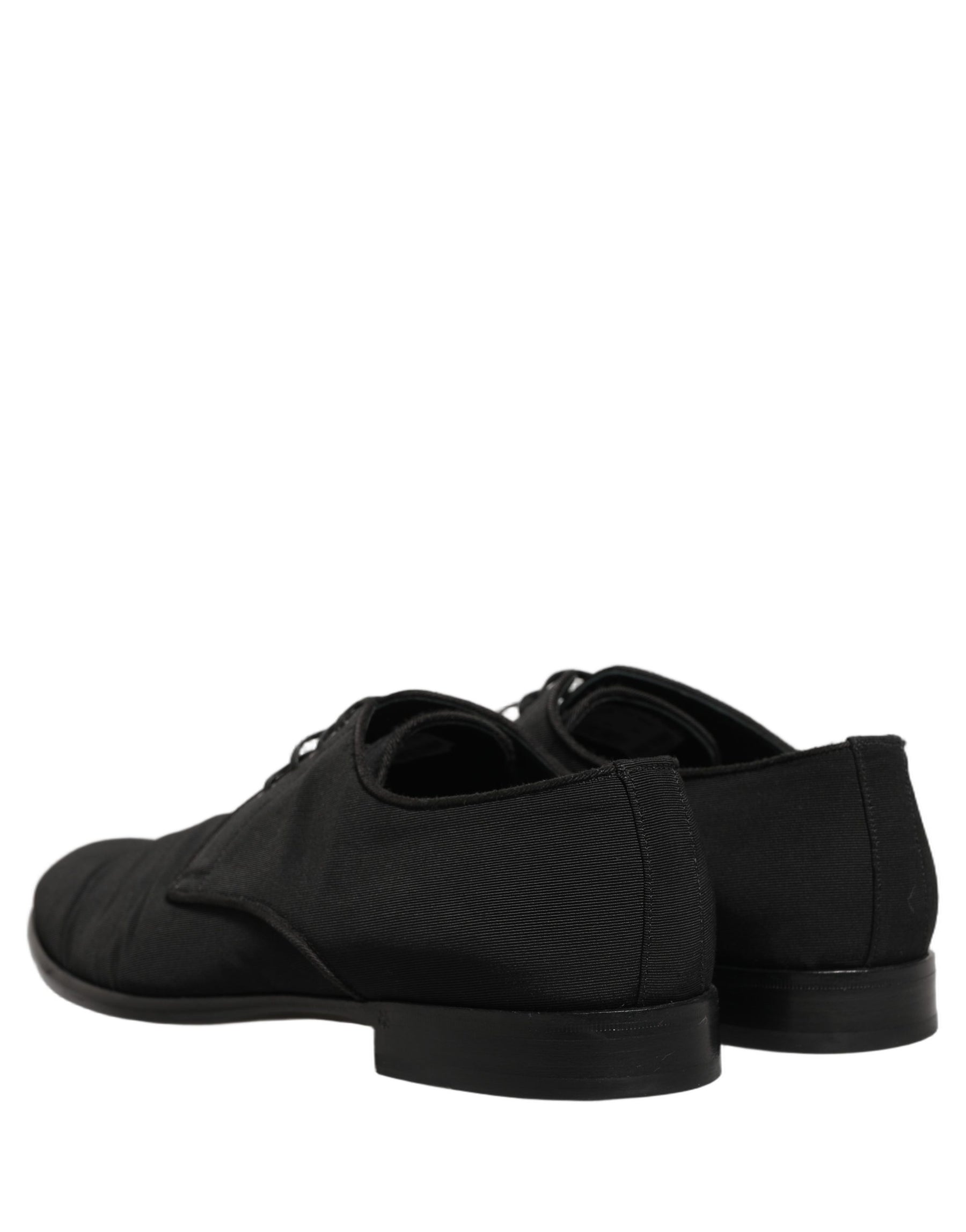 Dolce & Gabbana Black Suede Lace Up Derby Dress Formal Shoes | Regal Royce