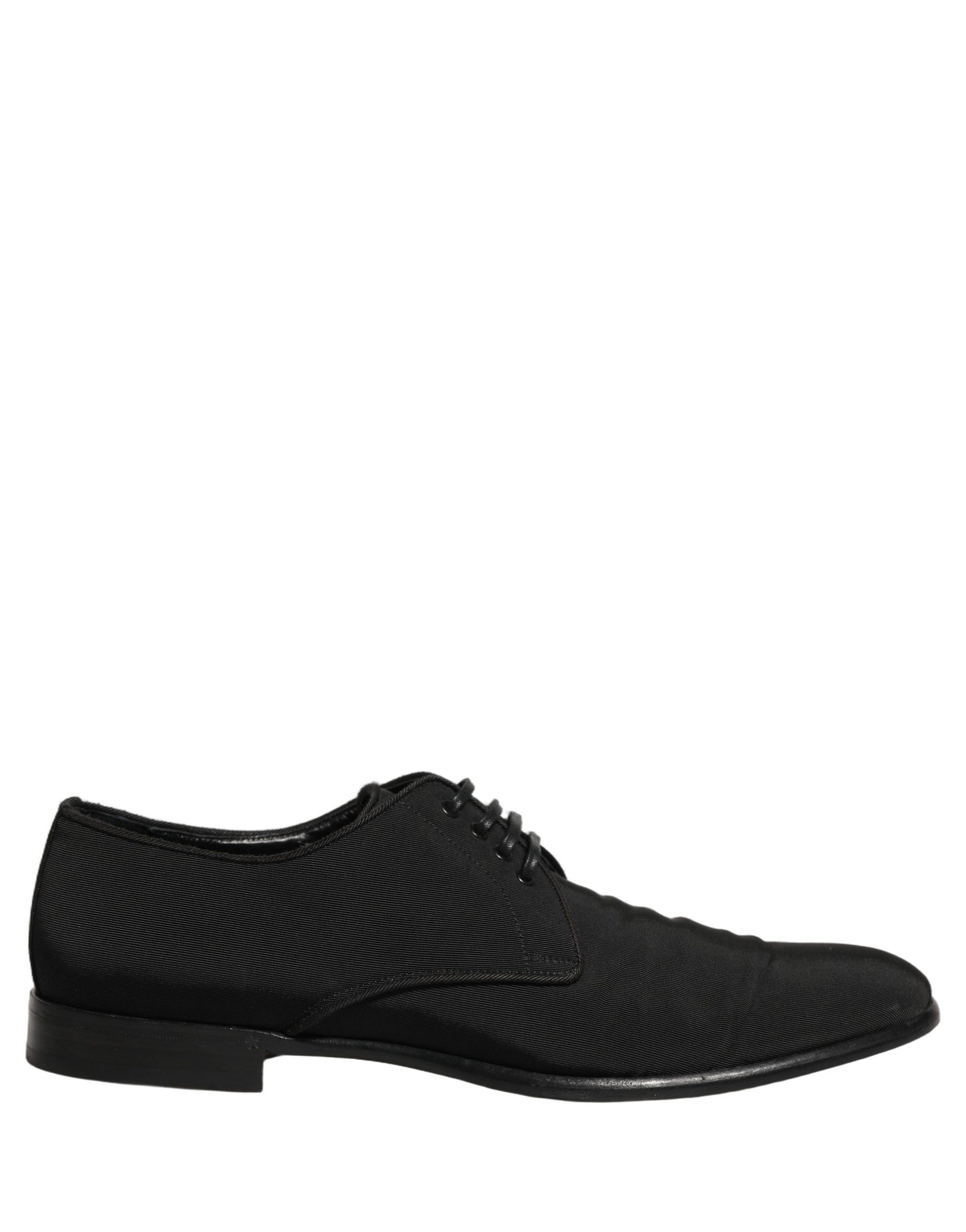 Dolce & Gabbana Black Suede Lace Up Derby Dress Formal Shoes | Regal Royce