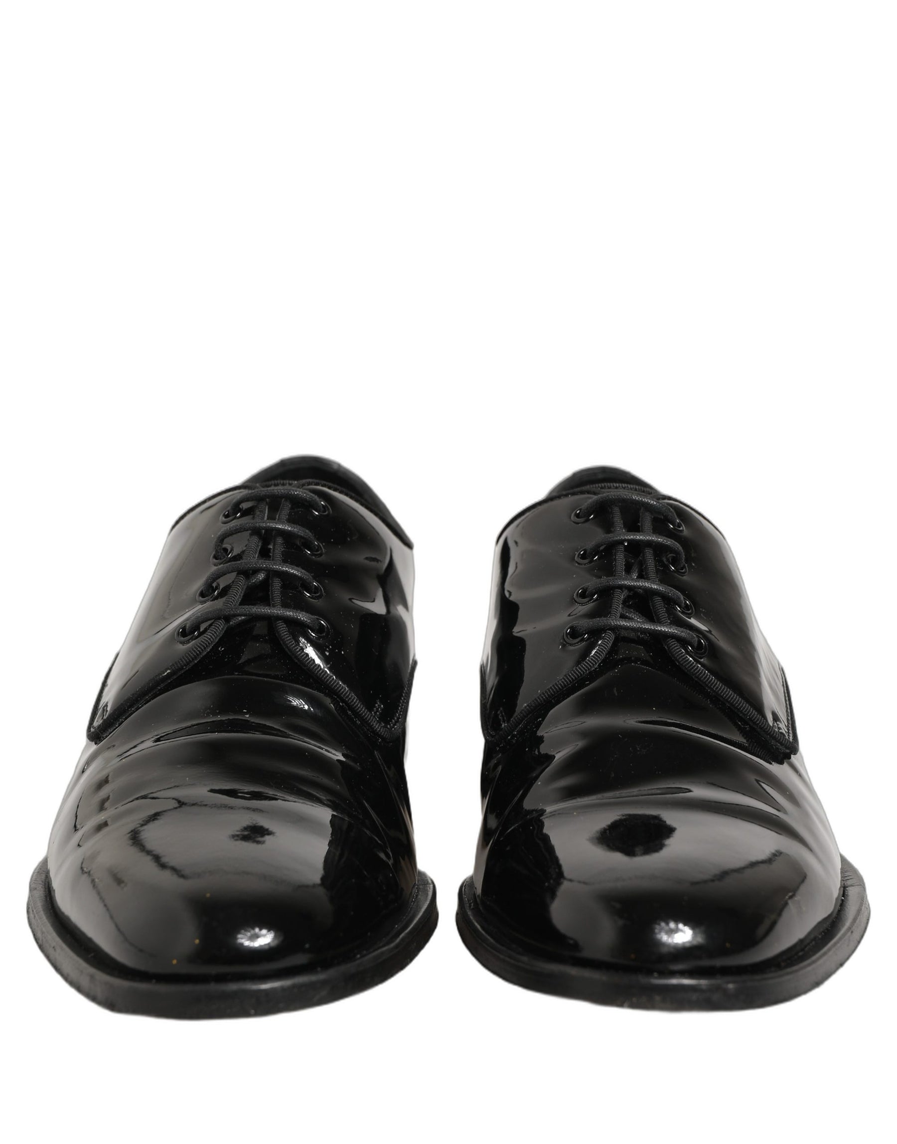 Dolce & Gabbana Black Leather Lace Up Derby Dress Formal Shoes | Regal Royce