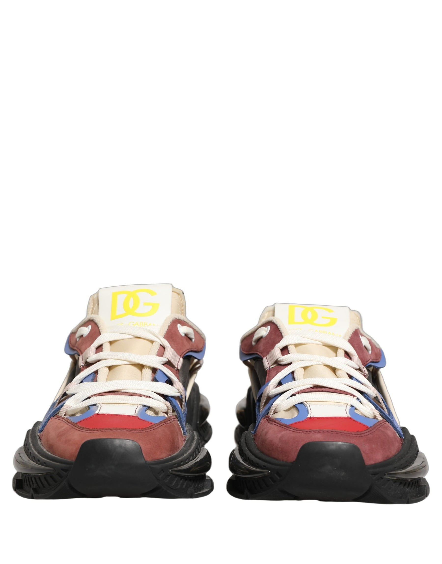 Dolce & Gabbana Multicolor Panelled Airmaster Sneakers Shoes | Regal Royce