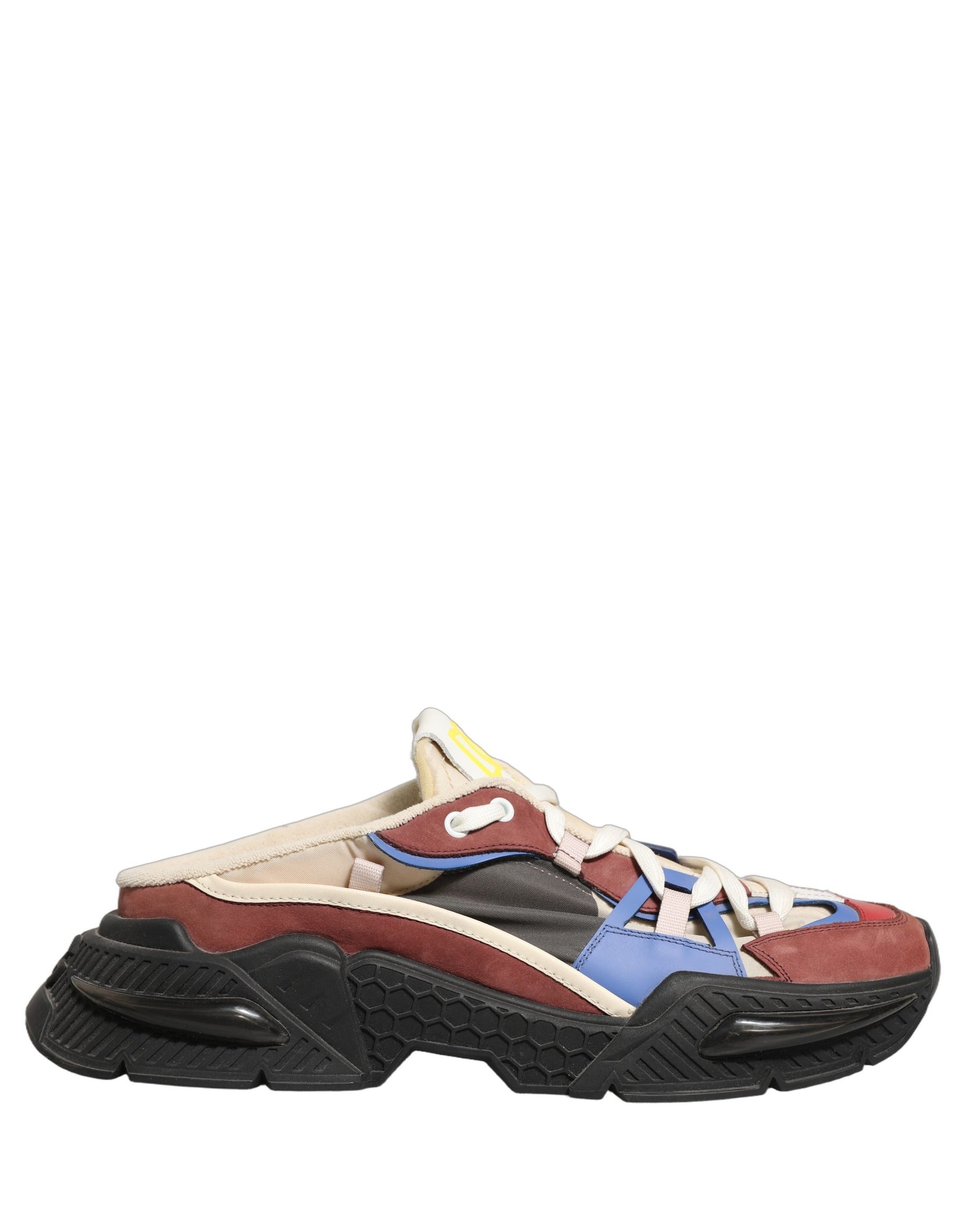 Dolce & Gabbana Multicolor Panelled Airmaster Sneakers Shoes | Regal Royce