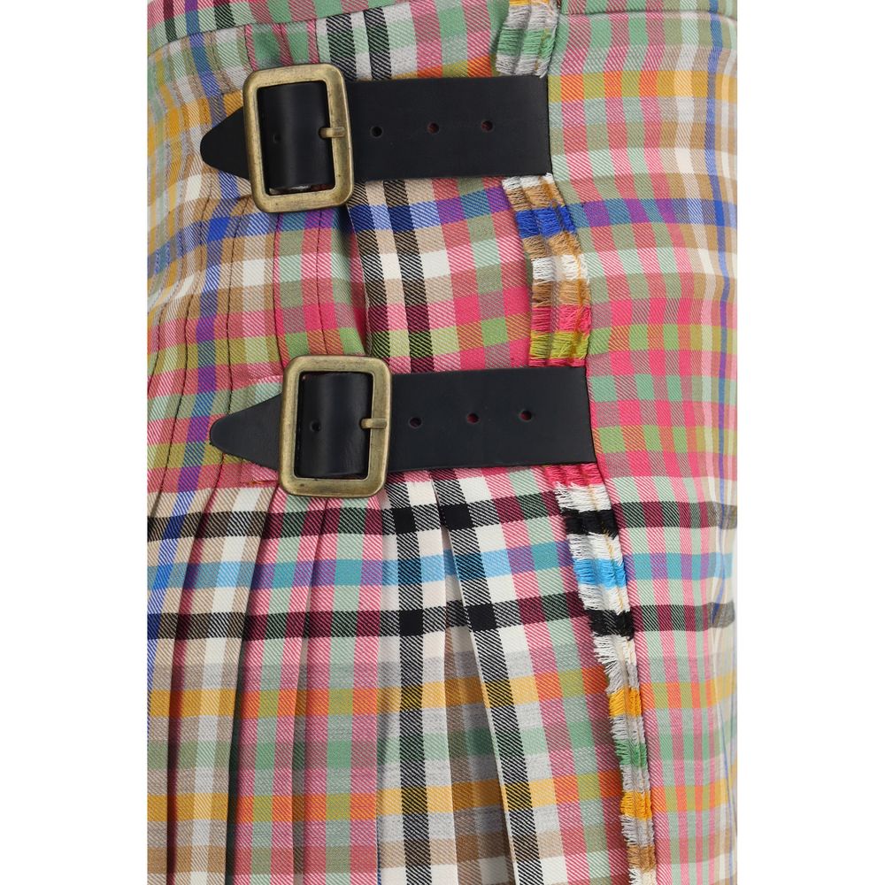 Vivienne Westwood Multicolor Wool Oves Aries Mini Skirt | Regal Royce