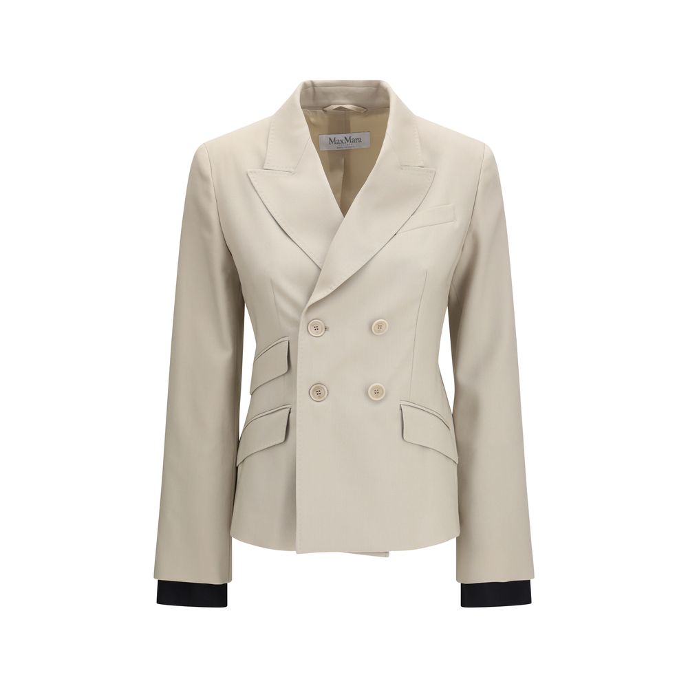 Max Mara Beige Wool Oves Aries Blazer | Regal Royce
