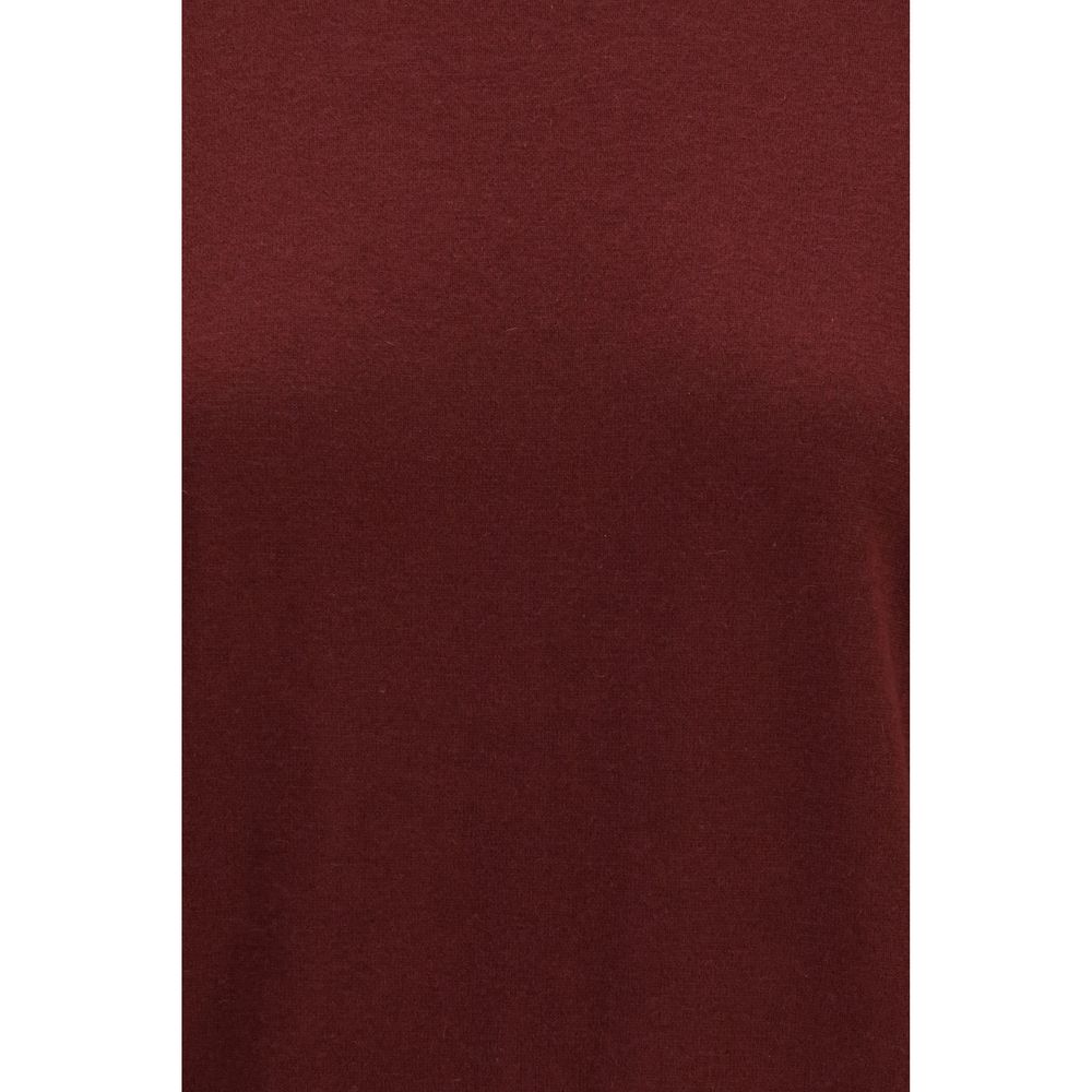 Max Mara Bordeaux Wool Oves Aries T-Shirt | Regal Royce
