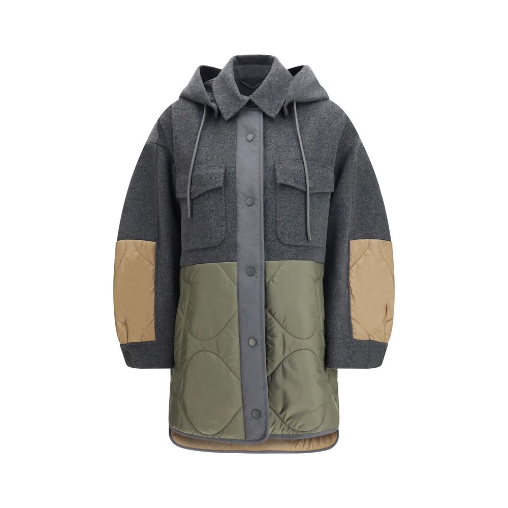 Max Mara Gray Wool Oves Aries Shell Jacket | Regal Royce