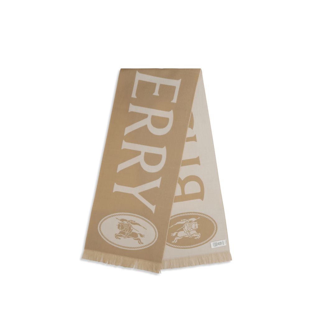 Burberry Beige Wool Oves Aries Scarf | Regal Royce