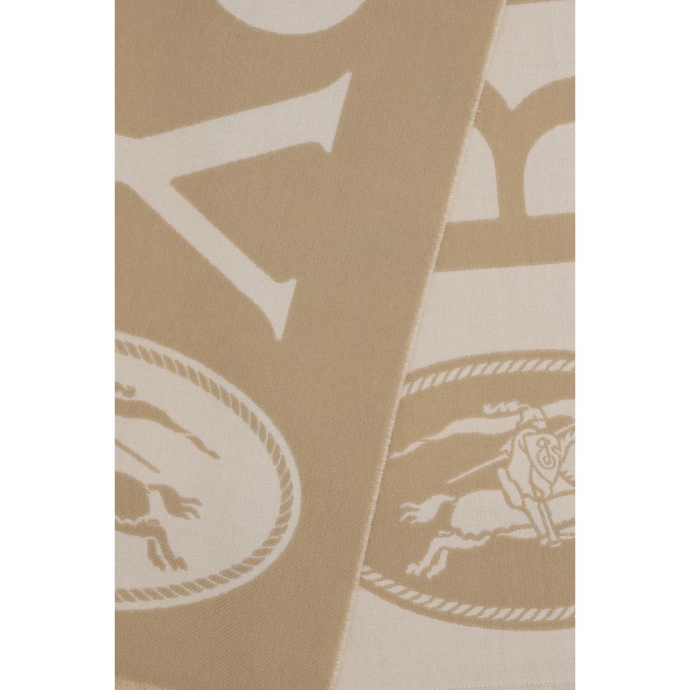 Burberry Beige Wool Oves Aries Scarf | Regal Royce