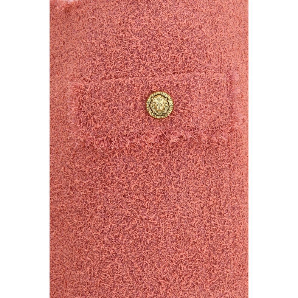 Balmain Multicolor Wool Oves Aries Mini Skirt | Regal Royce