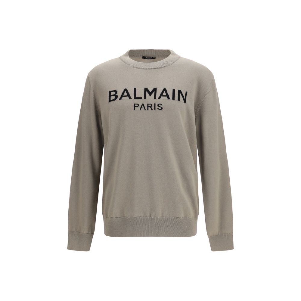 Balmain Bicolor Wool Oves Aries Sweatshirt | Regal Royce