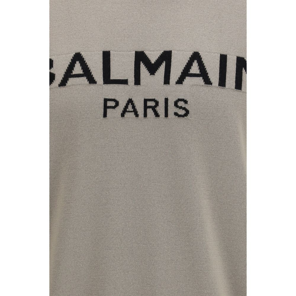 Balmain Bicolor Wool Oves Aries Sweatshirt | Regal Royce