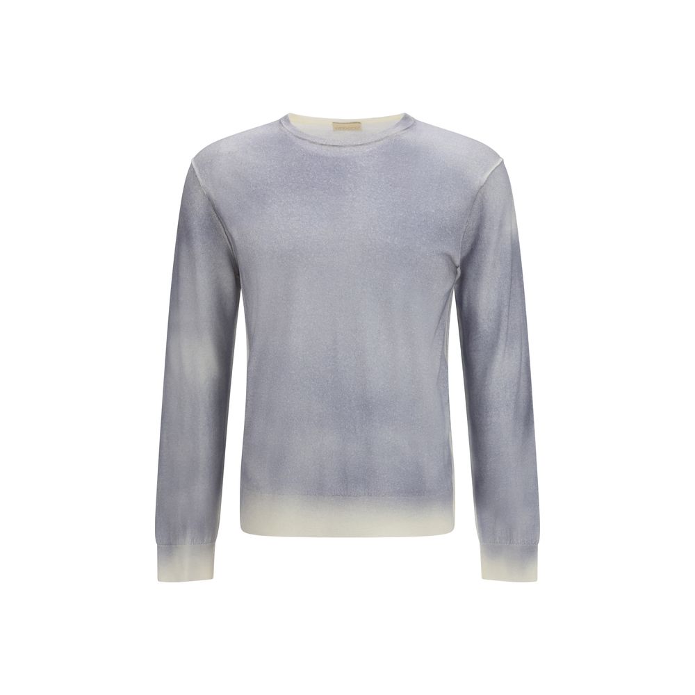 Aragona Cashmere Gray Wool Oves Aries Sweatshirt | Regal Royce