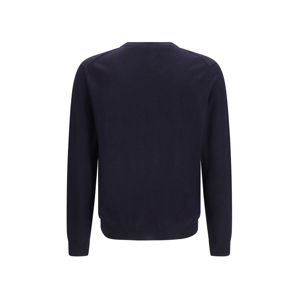 Aragona Cashmere Blue Wool Oves Aries Sweatshirt | Regal Royce