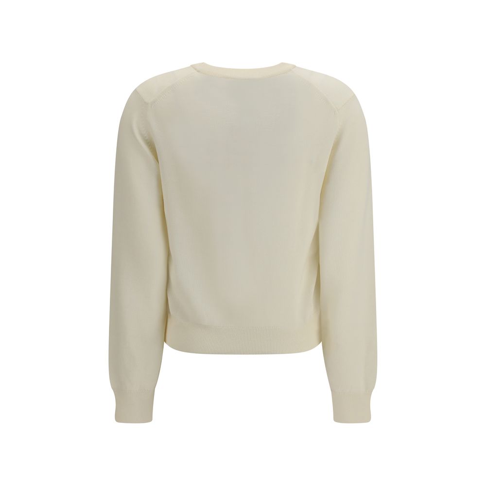 Maison Kitsuné Beige Wool Oves Aries Sweatshirt | Regal Royce