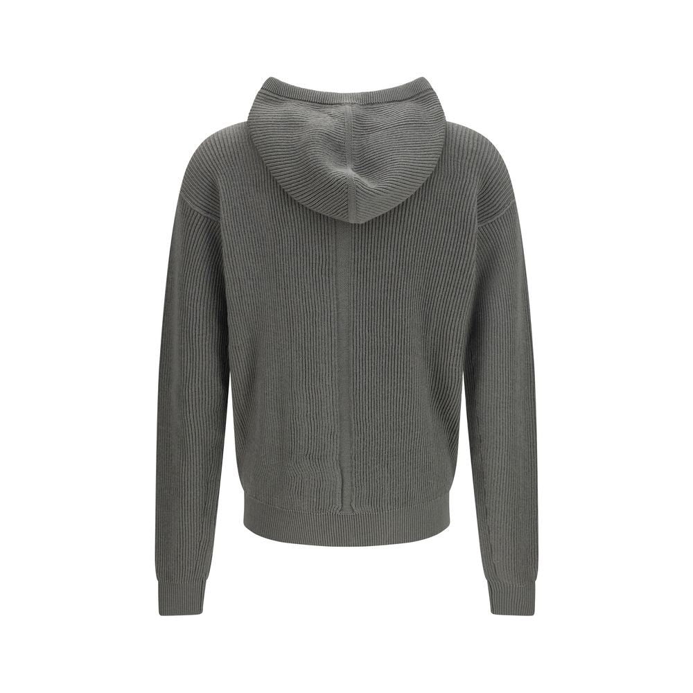 Rick Owens Bicolor Wool Oves Aries Hoodie | Regal Royce