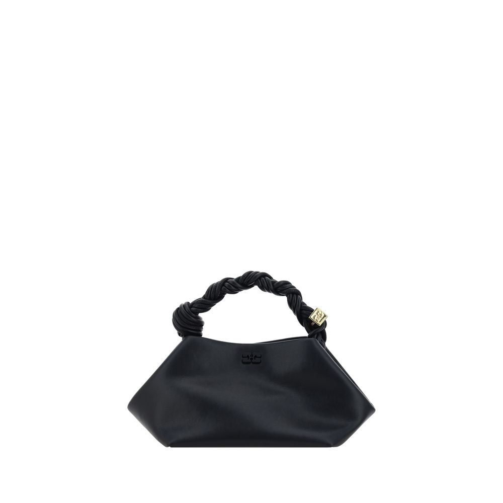Ganni Black Calf Leather Bos Taurus Handbag | Regal Royce