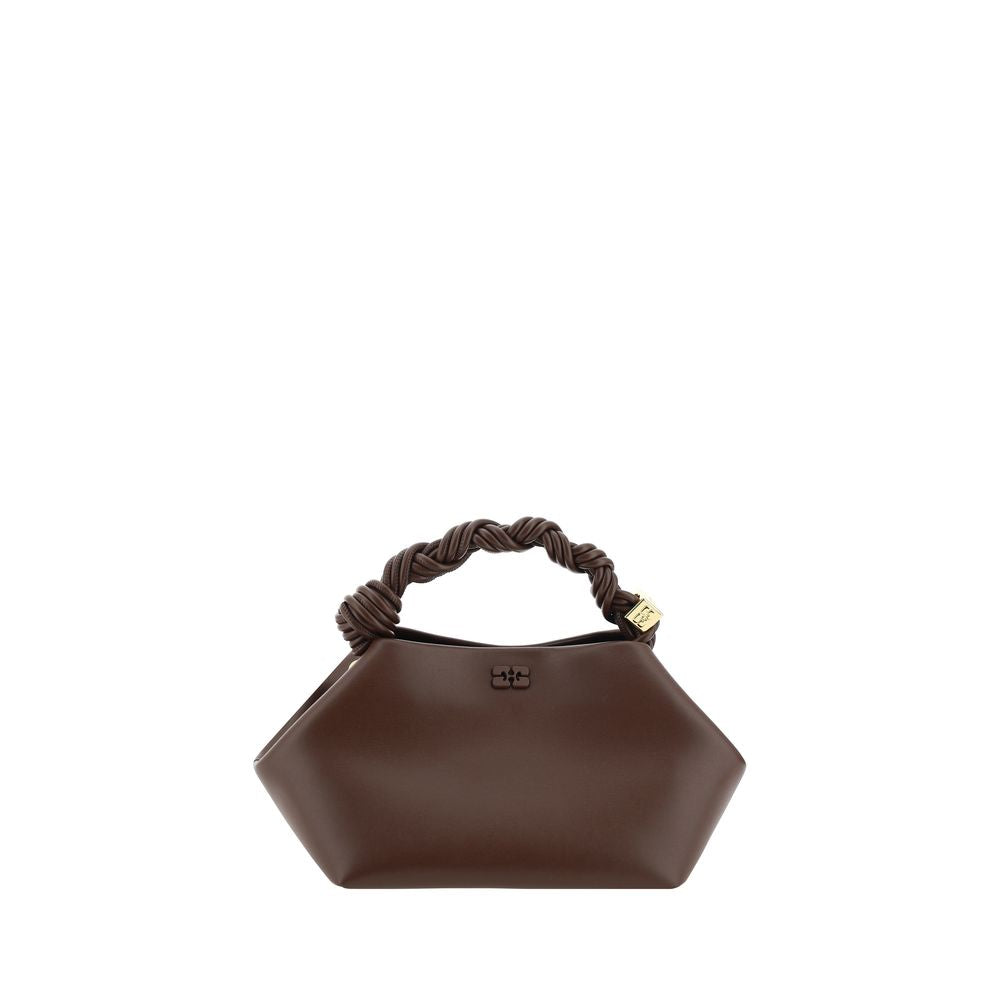 Ganni Brown Calf Leather Bos Taurus Handbag | Regal Royce