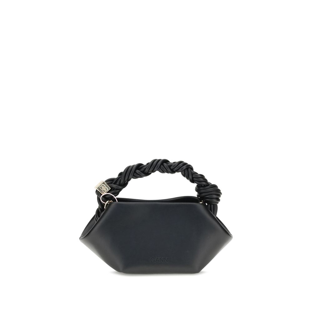 Ganni Black Leather Shoulder Bag | Regal Royce