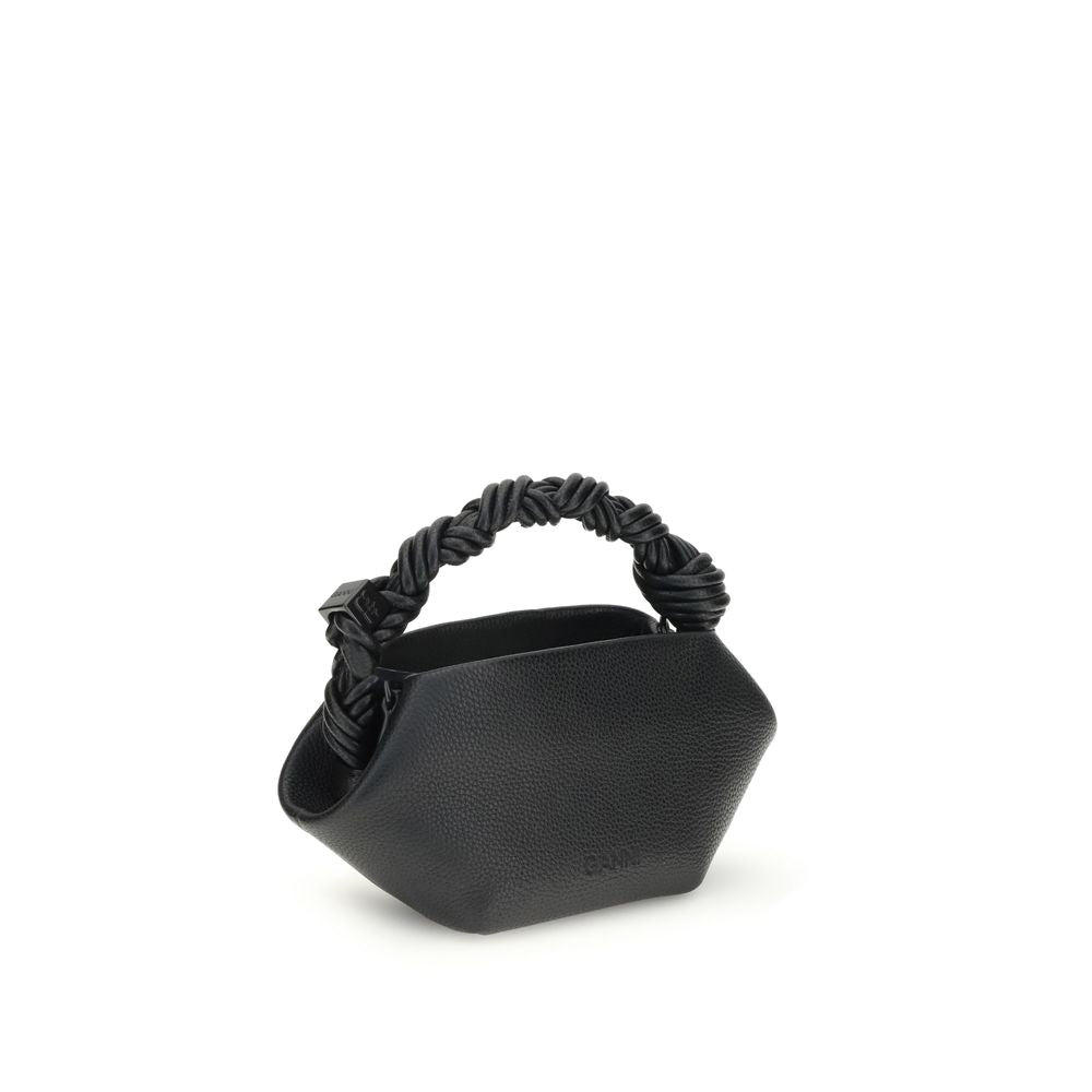 Ganni Black Recycled Polyester Handbag | Regal Royce