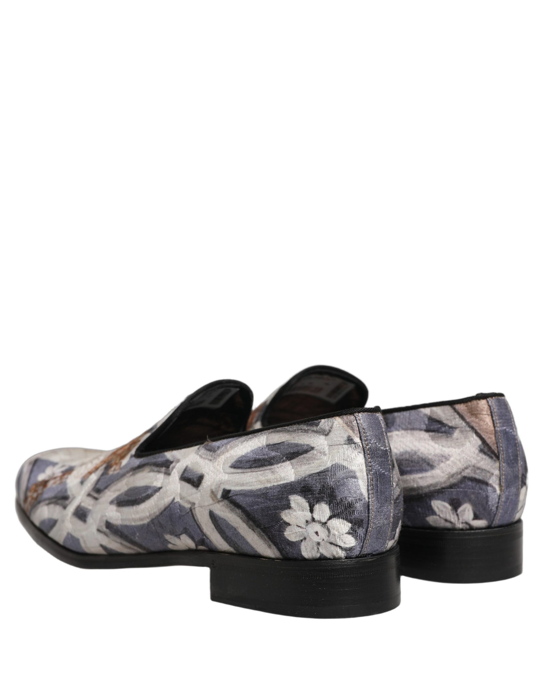 Dolce & Gabbana Multicolor Floral Tapestry Embroidery Loafer Shoes | Regal Royce