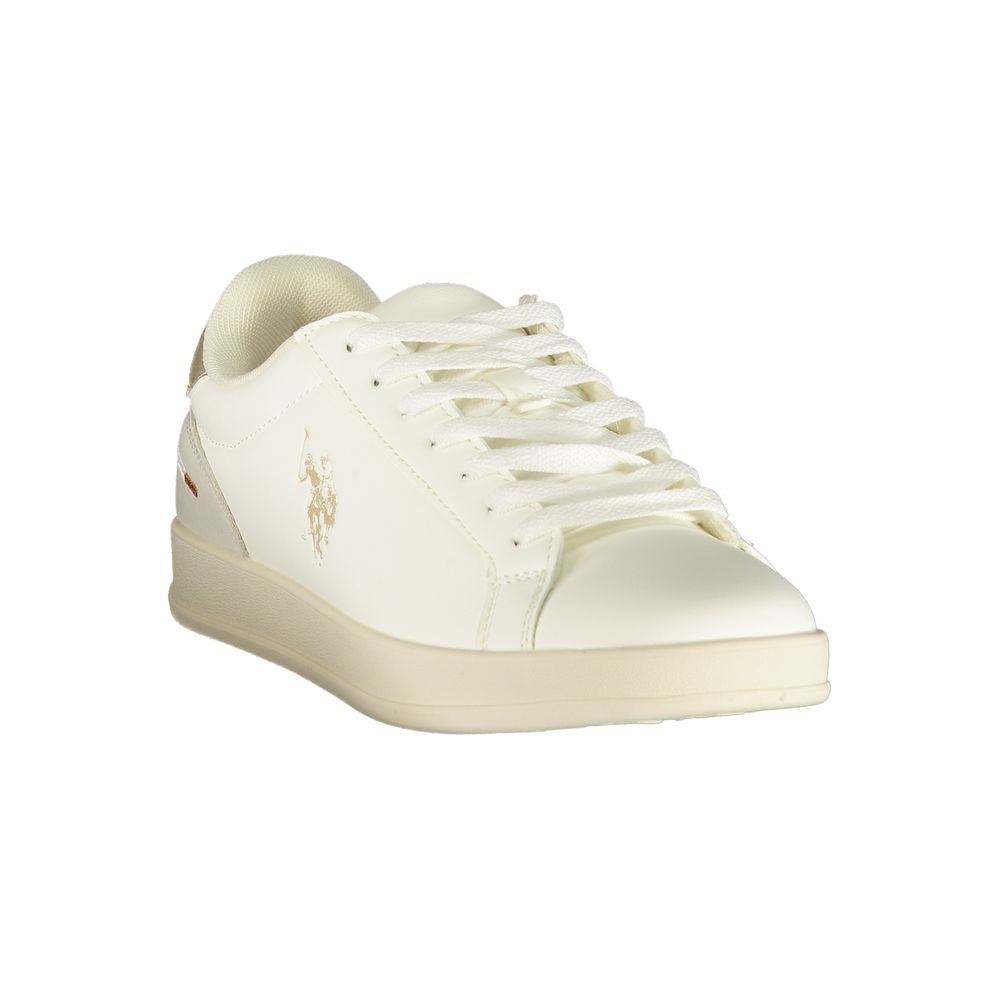 U.S. POLO ASSN. Beige Polyurethane Women's Sneaker | Regal Royce