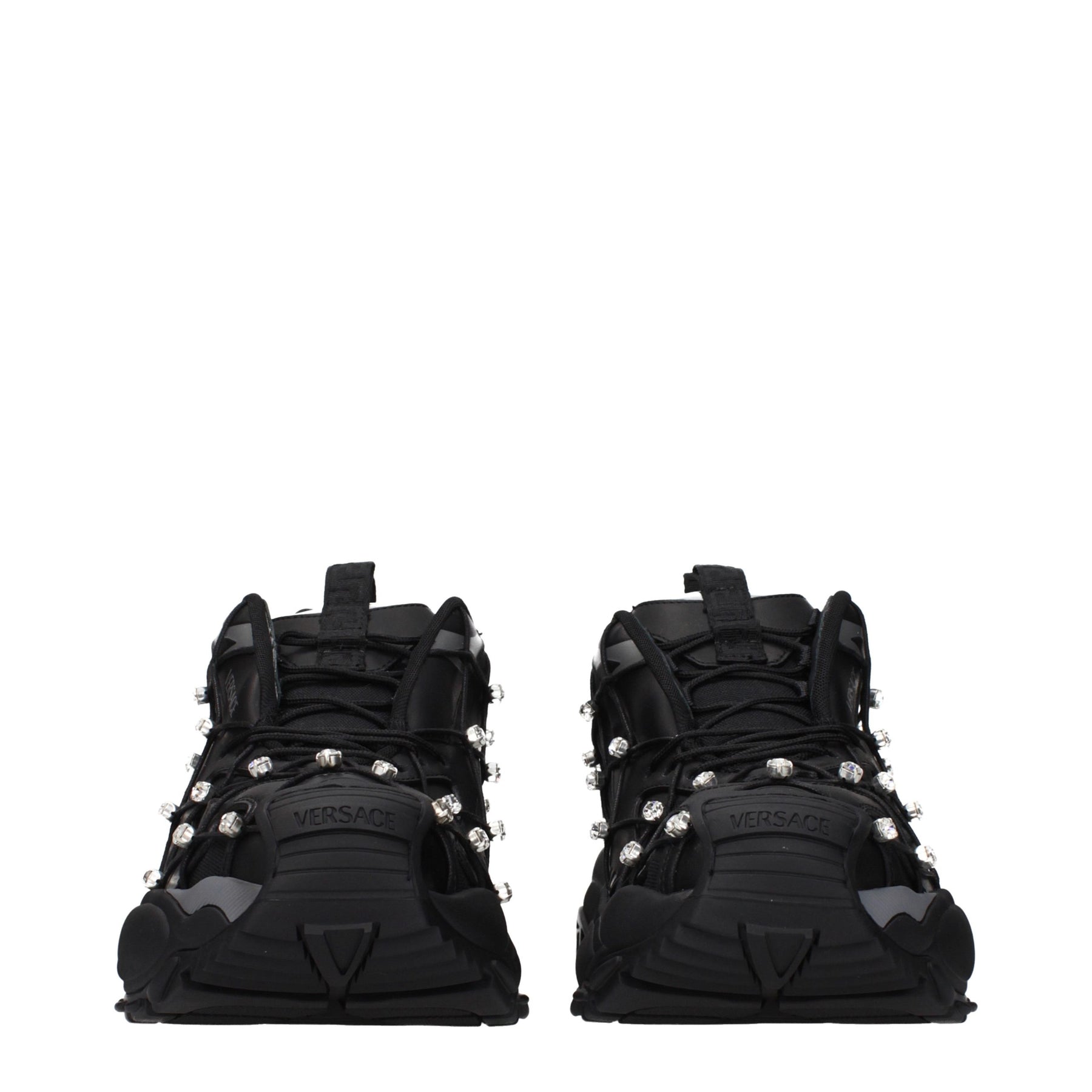 Versace Black Fabric Sneakers | Regal Royce