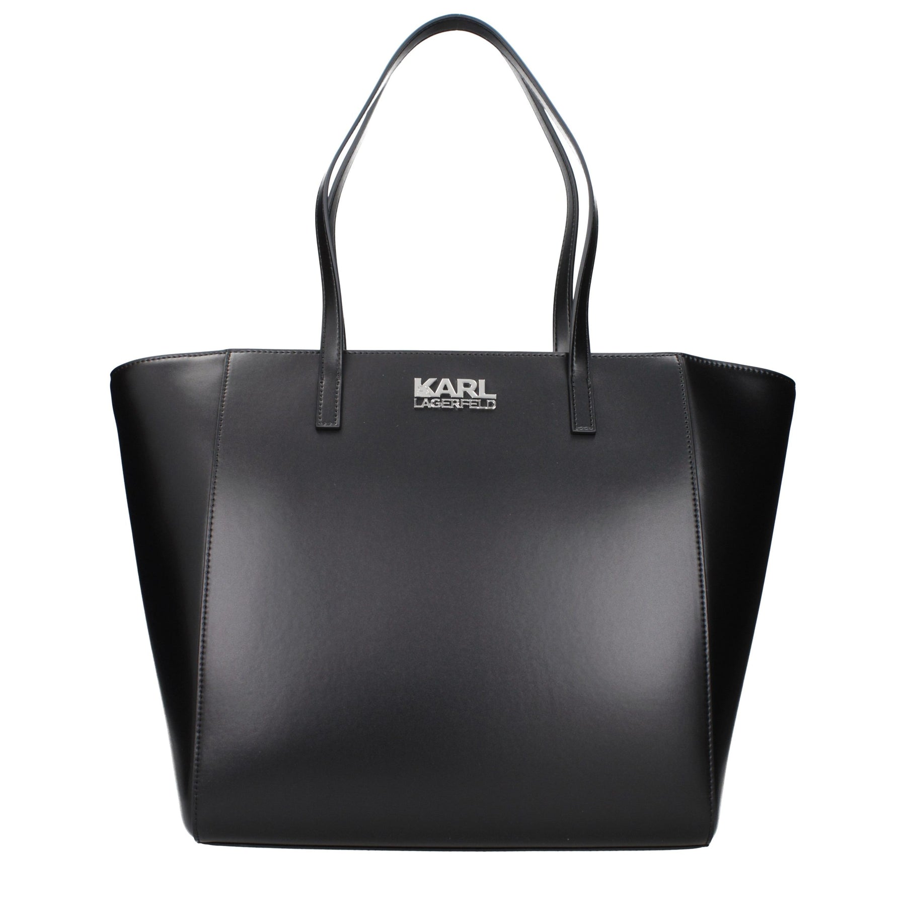 Karl Lagerfeld Black Polyethylene Shoulder Bag | Regal Royce