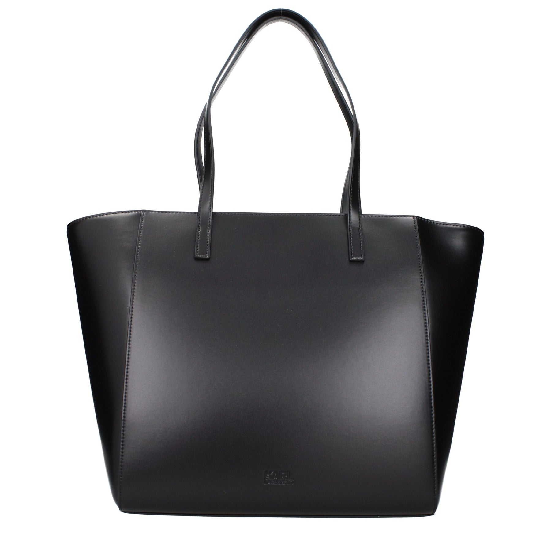 Karl Lagerfeld Black Polyethylene Shoulder Bag | Regal Royce